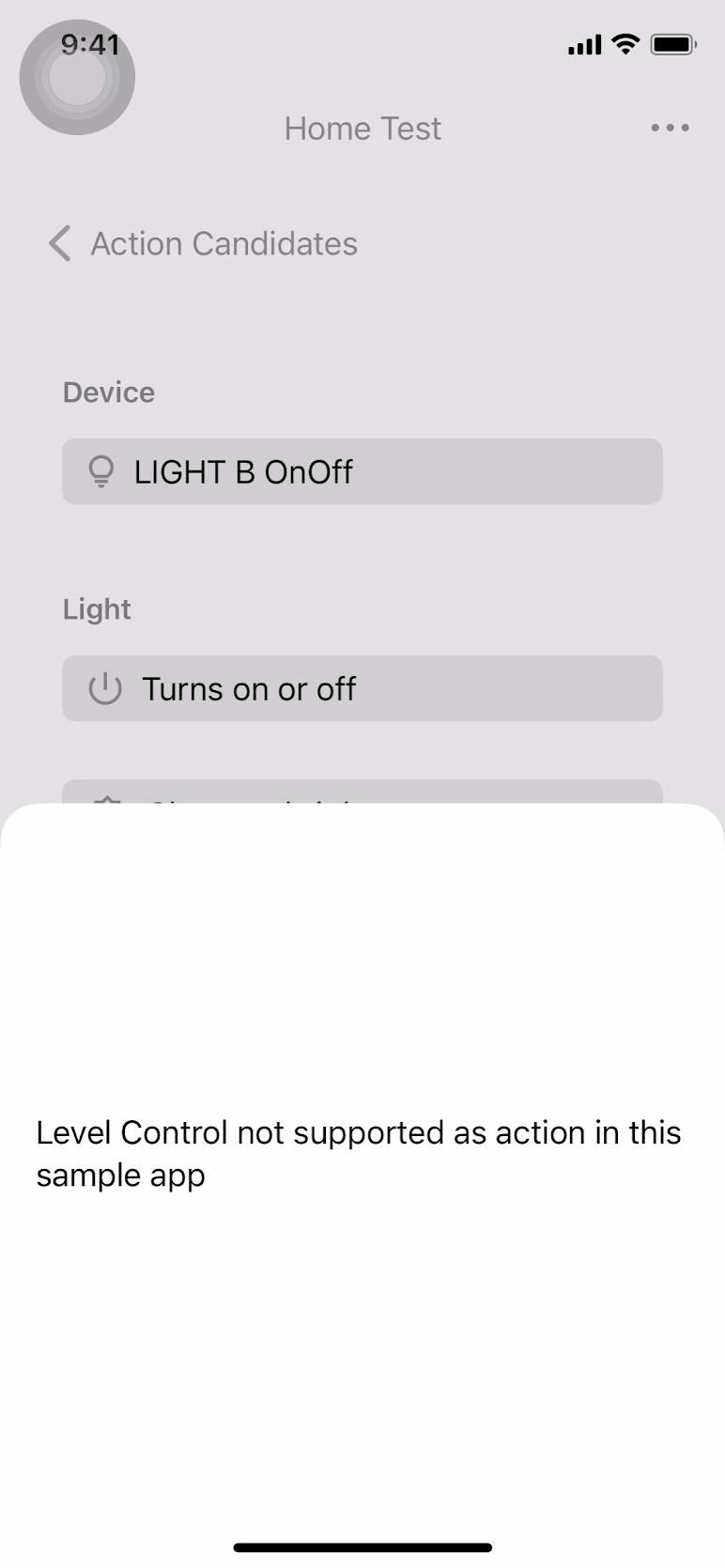 Turn lights on or off