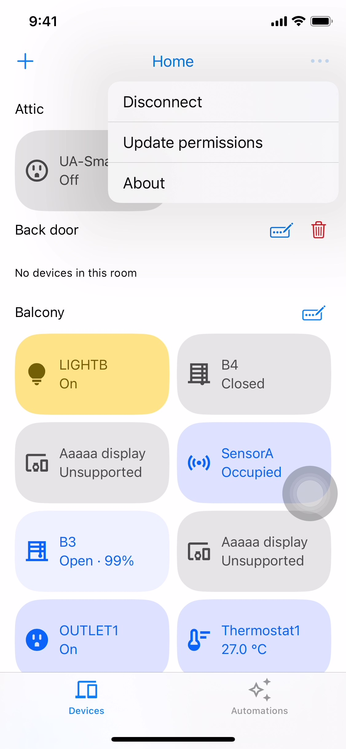 iOS Sample App revoke authorization flow (Step 2)