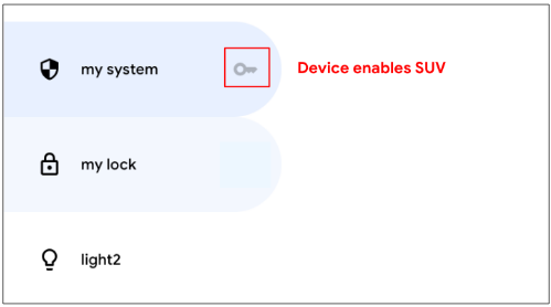 This figure shows devices that are recommended to enable secondary
            user verification.