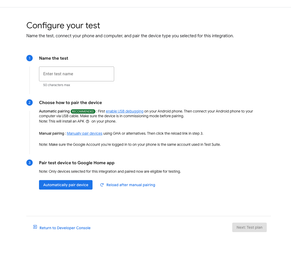 Testplan konfigurieren